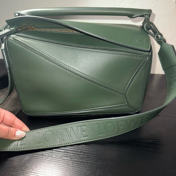 Loewe Puzzle Small Leather Top-Handle Bag - Picture 2 of 12